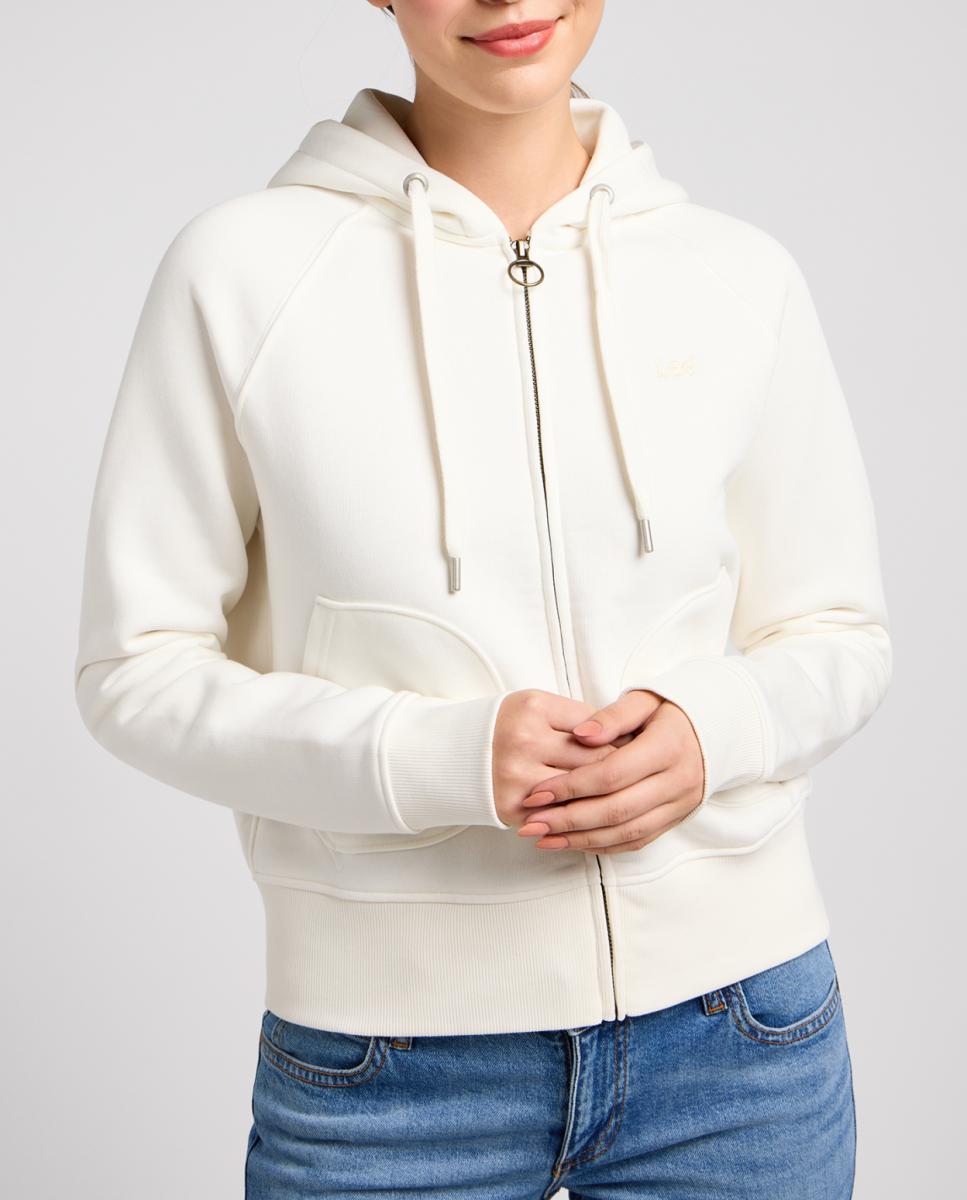 Imagen 0 de Sudadera de mujer con capucha y cremallera