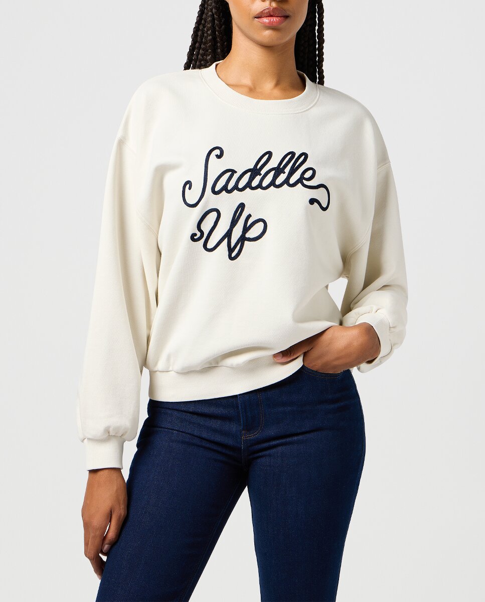 Imagen 0 de Sudadera de mujer cuello redondo