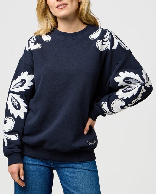 Imagen 0 de Sudadera de mujer detalle floral