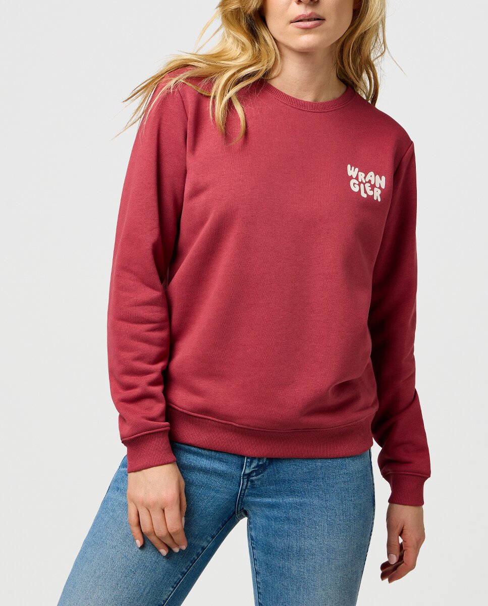 Imagen 0 de Sudadera de mujer de cuello redondo