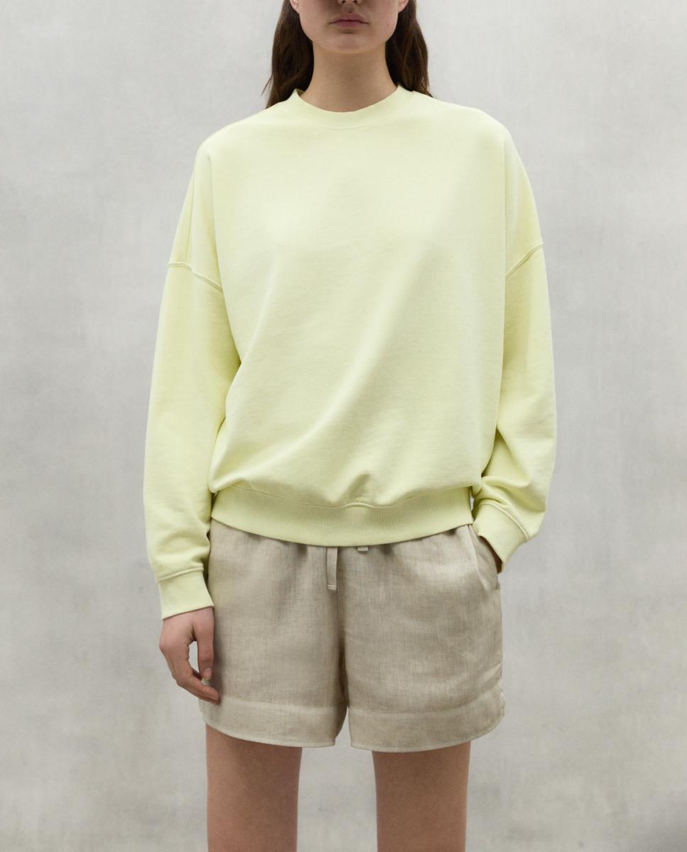 Imagen 0 de Sudadera con cuello redondo y puños acanalados.