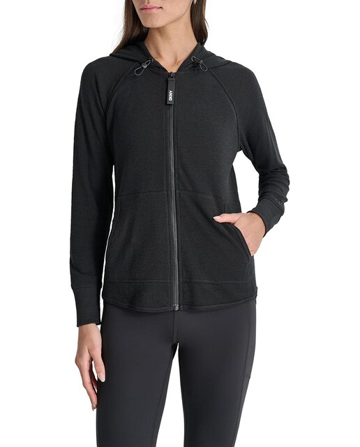 Imagen 0 de Sudadera de manga larga con cremallera y capucha.