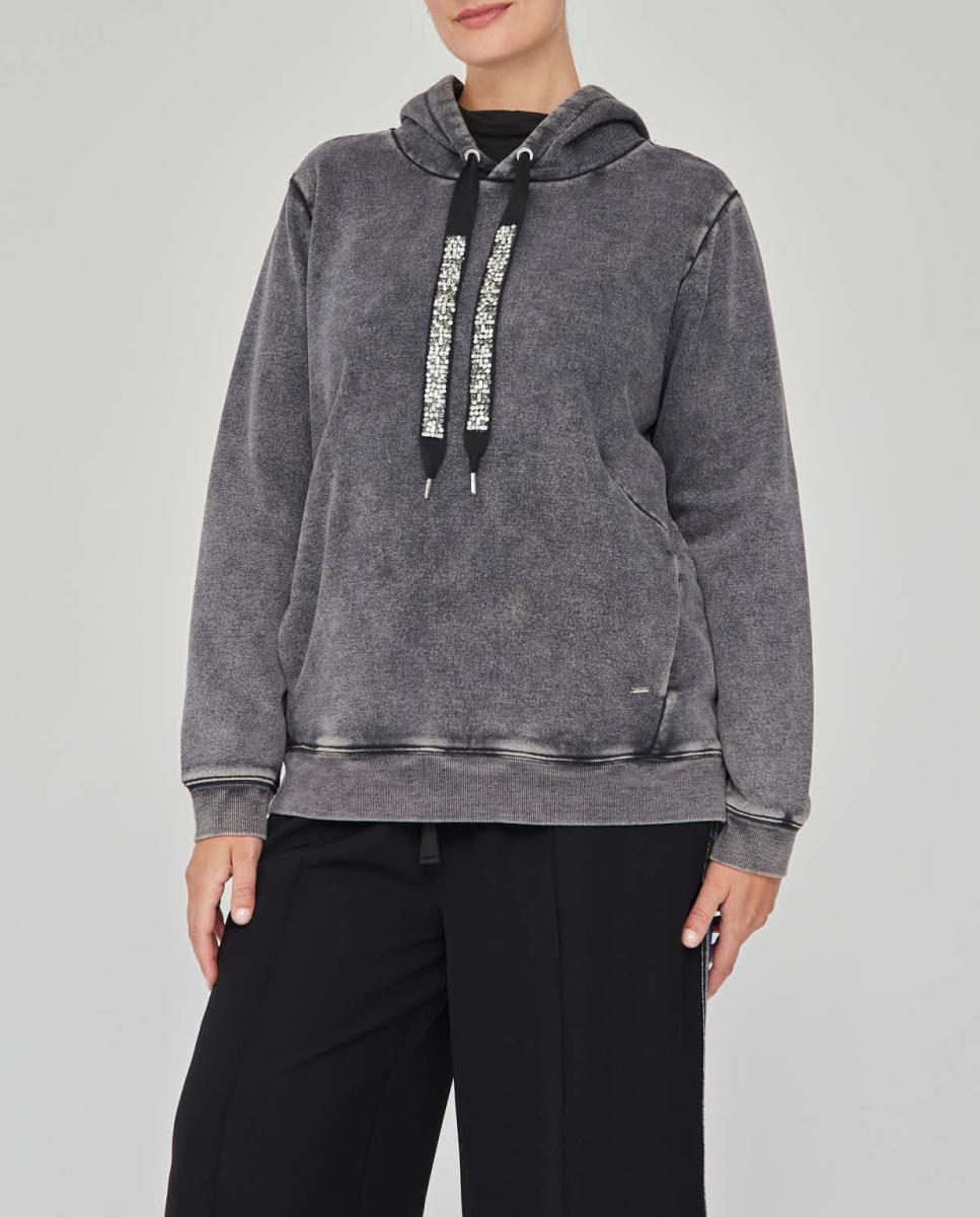 Imagen 0 de Sudadera con capucha efecto lavado