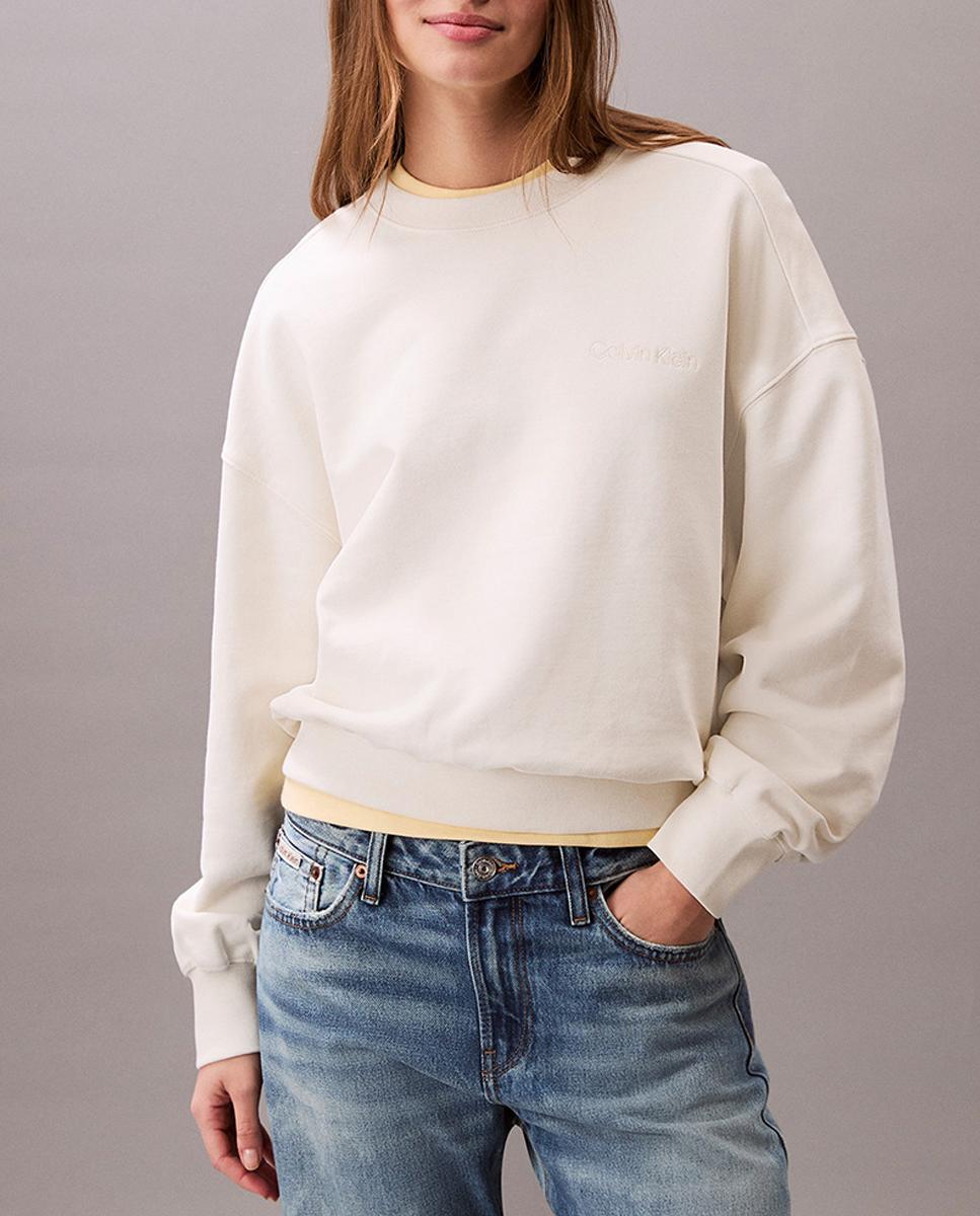 Imagen 0 de Sudadera de mujer cuello redondo con logo
