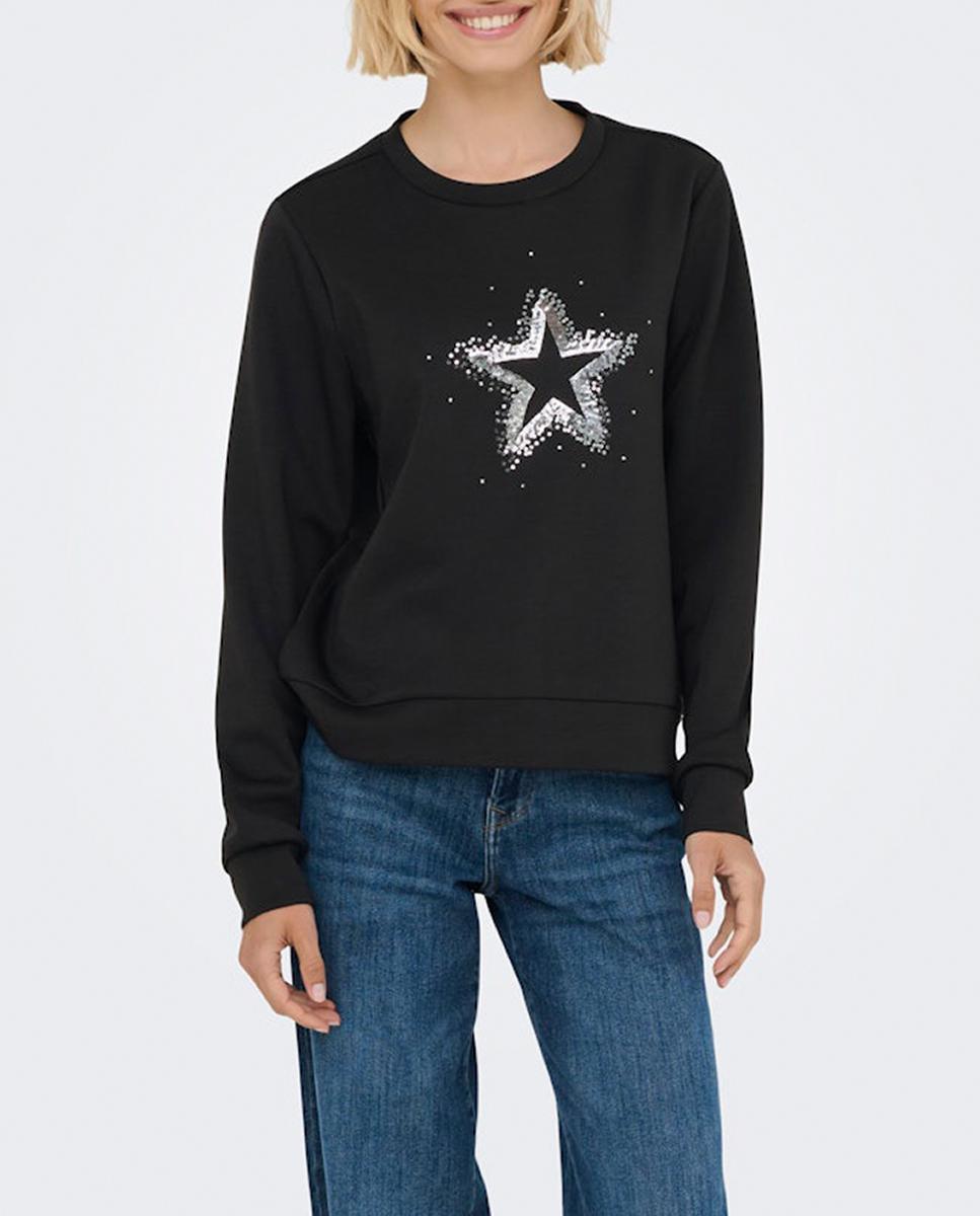 Imagen 0 de Sudadera de mujer con bordado central