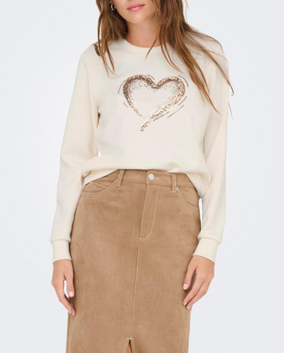 Imagen 0 de Sudadera de mujer con bordado central