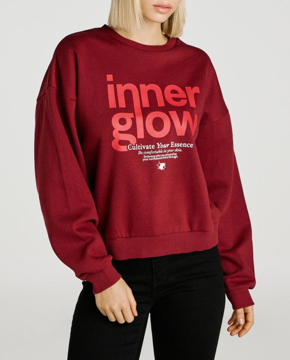 Imagen 0 de Sudadera de mujer con cuello redondo