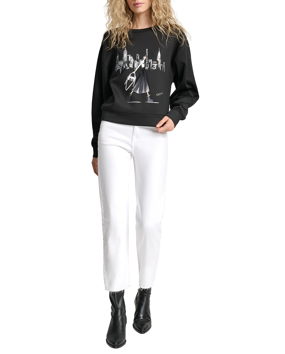 Imagen 0 de Sudadera de mujer con ilustración