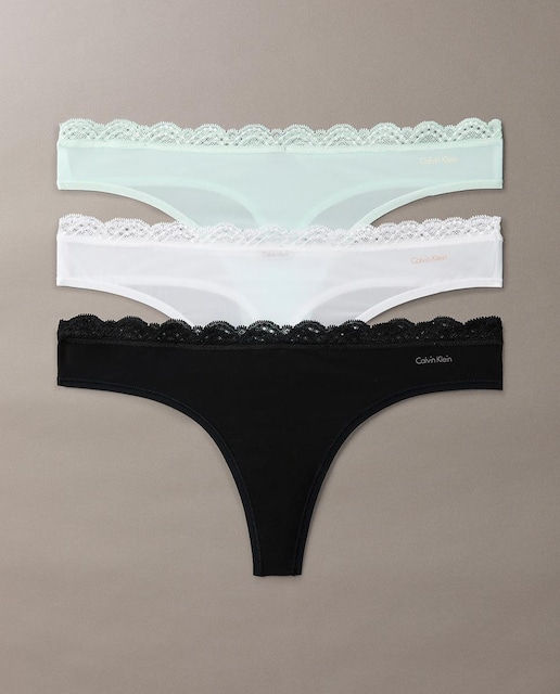 Imagen 0 de Pack de 3 tangas MF STRETCH W LACE
