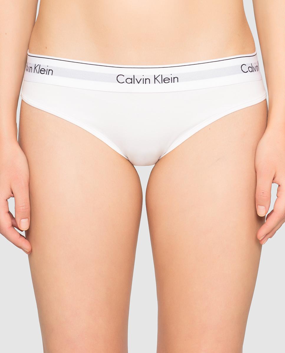 Imagen 0 de Braga de algodón de mujer Calvin Klein de corte bikini lisa