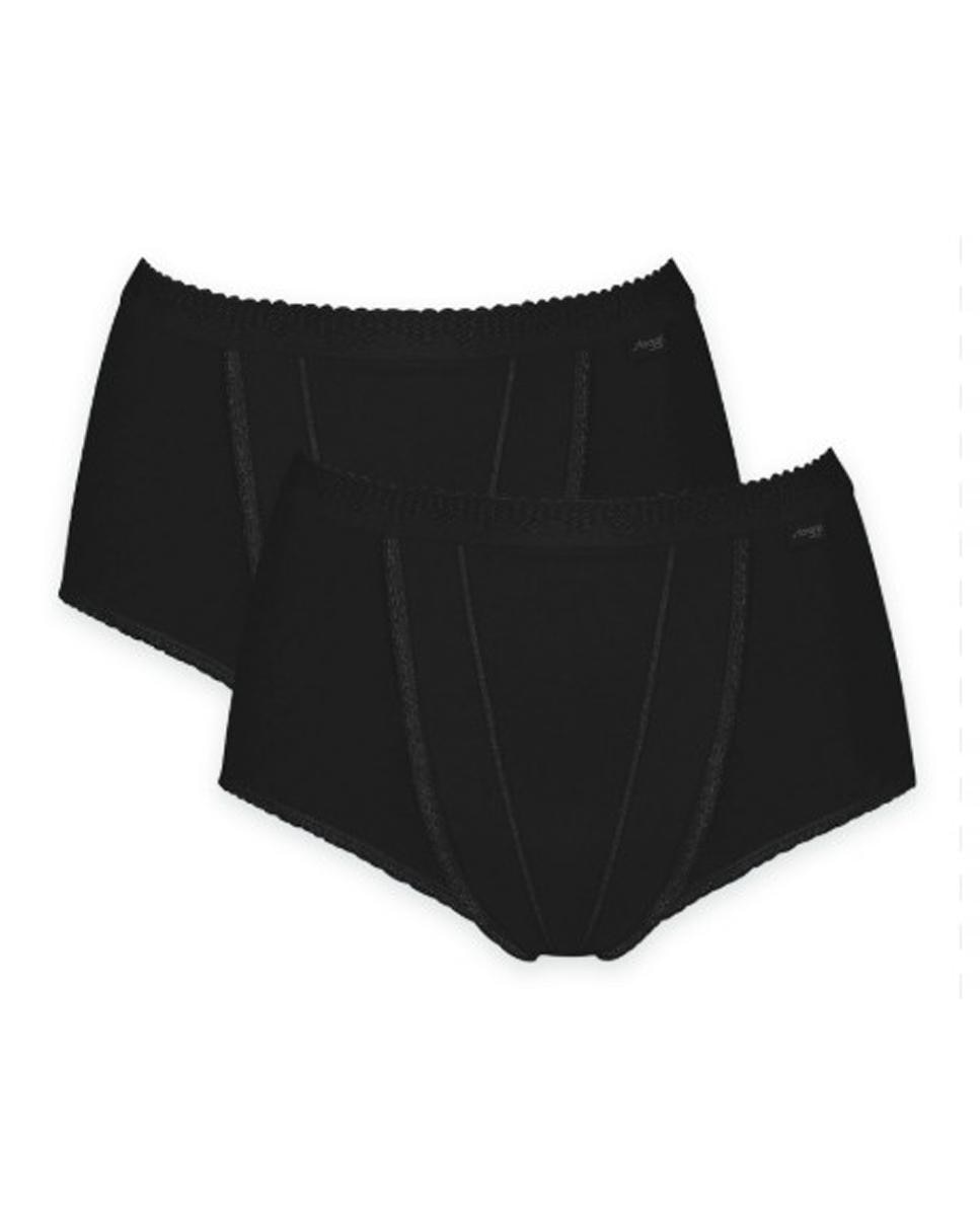 Imagen 0 de Pack de 2 bragas de algodón con encaje