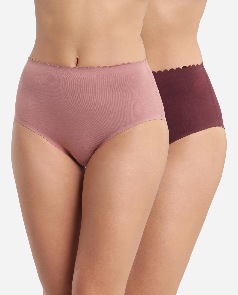 Imagen 0 de Pack de 2 bragas alta de algodón
