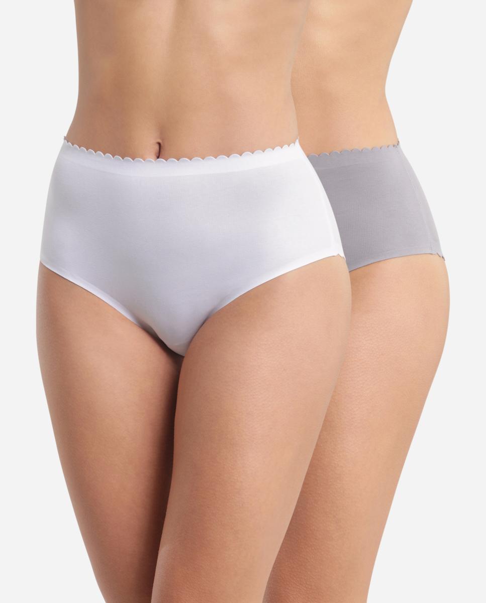 Imagen 0 de Pack de 2 bragas alta de algodón