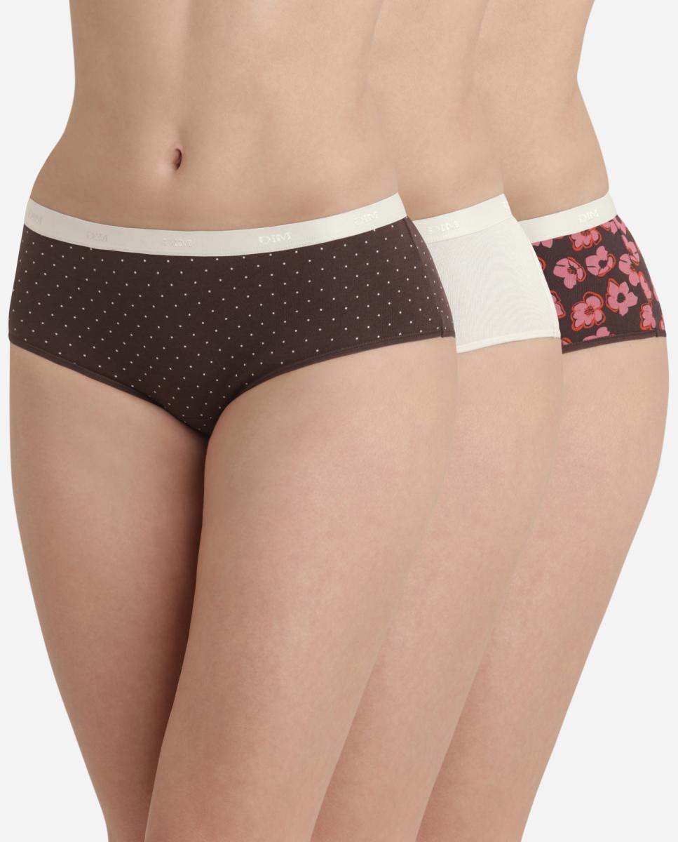 Imagen 0 de Pack de 3 culottes de algodón elástico estampados