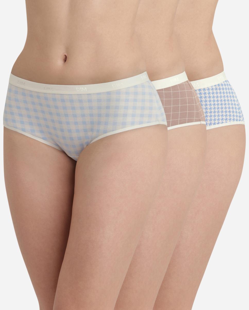 Imagen 0 de Pack de 3 culottes de algodón elástico estampados