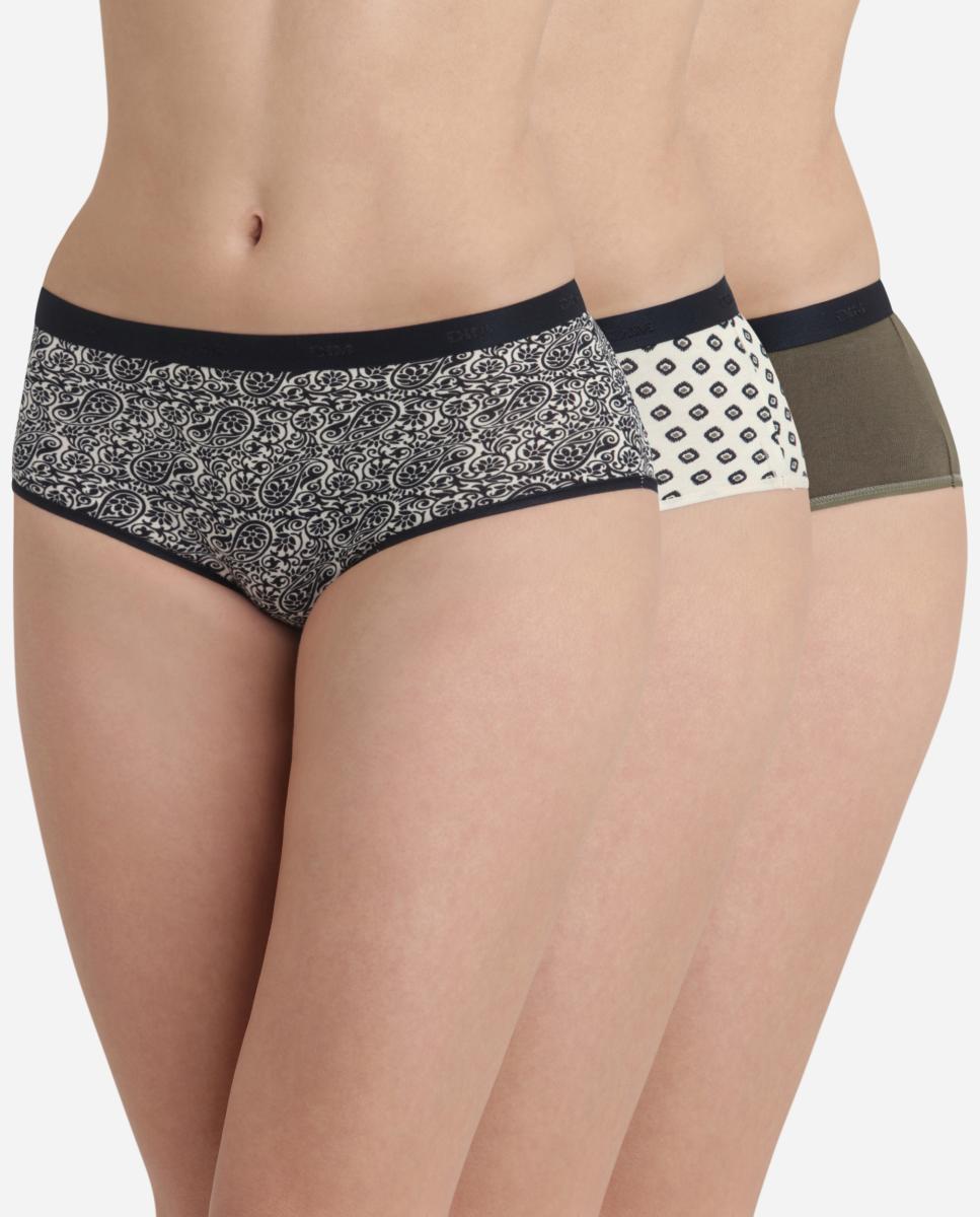 Imagen 0 de Pack de 3 culottes de algodón elástico estampados