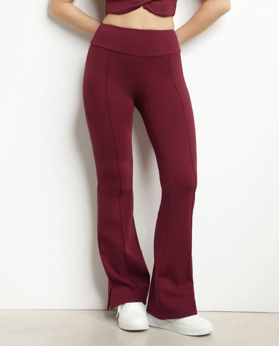Imagen 0 de Pantalón deportivo acampanado de mujer en punto elástico Dim Move