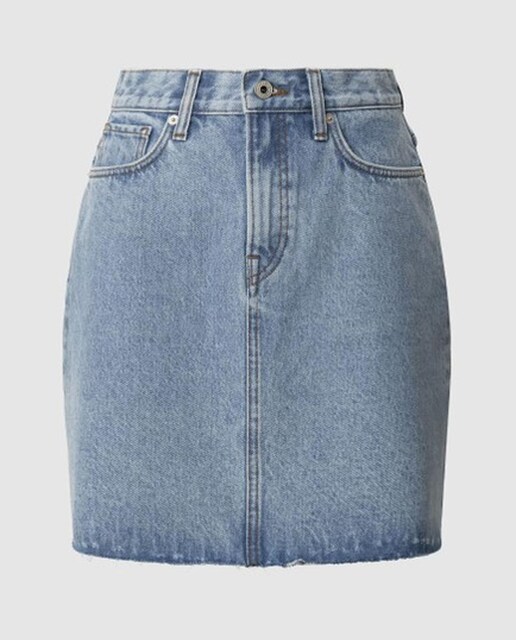 Imagen 0 de Falda de mujer corta vaquera