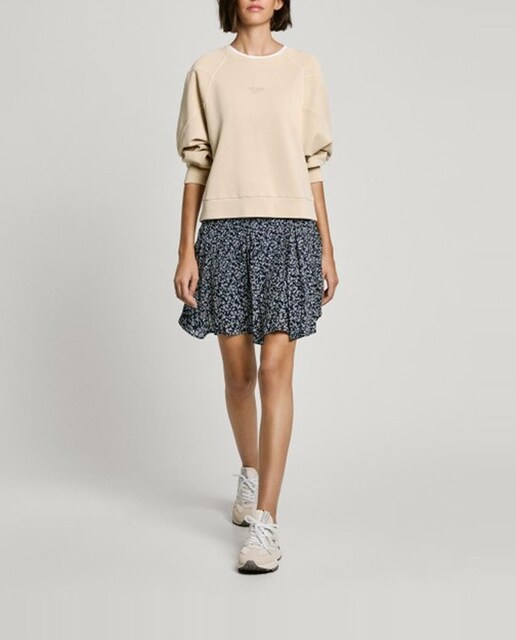 Imagen 0 de Falda de mujer fluida detalle