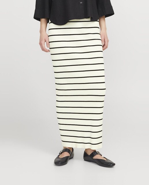 Imagen 0 de Falda maxi de punto ajustado