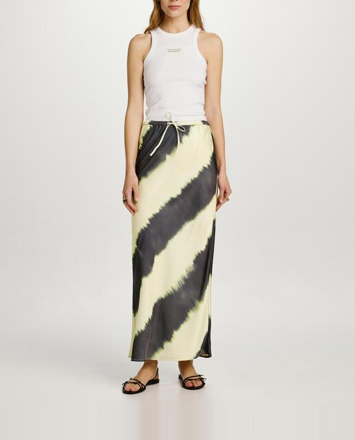 Imagen 0 de Falda maxi de satén