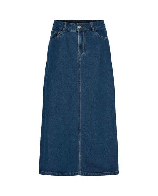 Imagen 0 de Falda midi vaquera de mujer