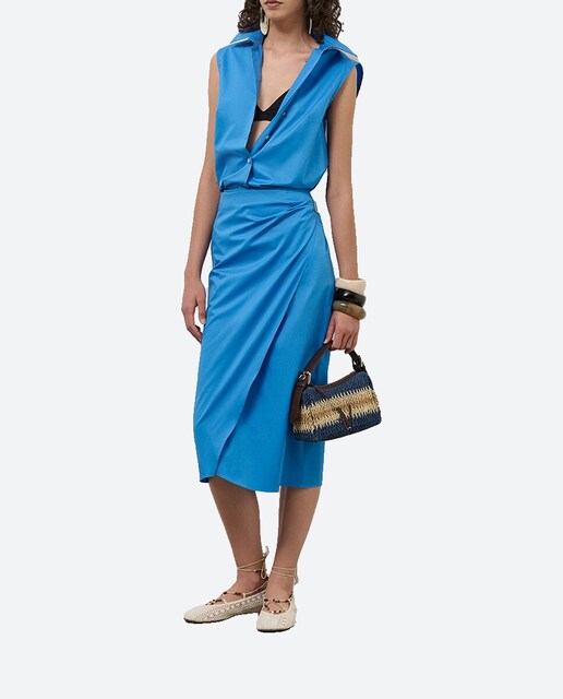 Imagen 0 de Falda midi estilo pareo