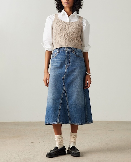 Imagen 0 de Falda vaquera HR a Line Decon™