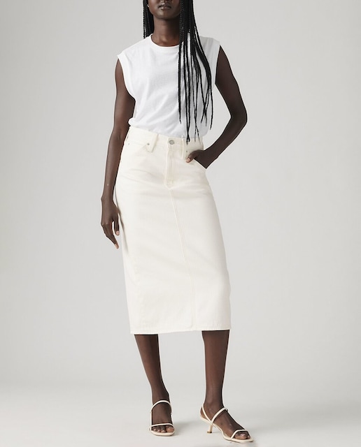 Imagen 0 de Falda vaquera midi slim