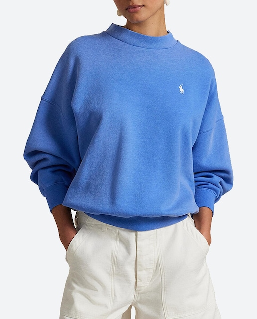 Imagen 0 de Sudadera de mujer de algodón con cuello semicisne