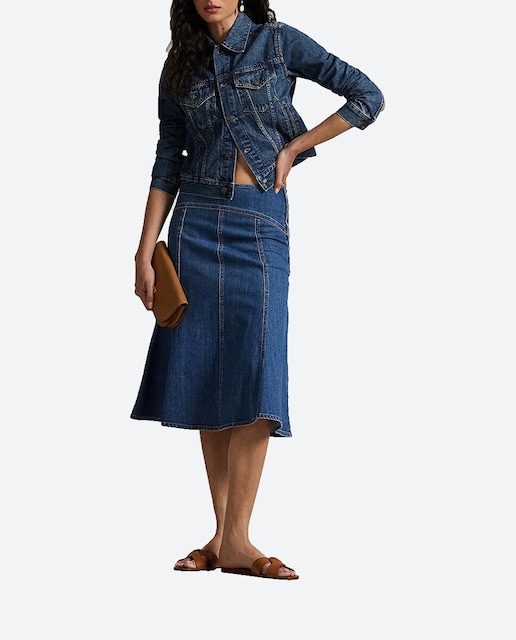 Imagen 0 de Falda envasé denim