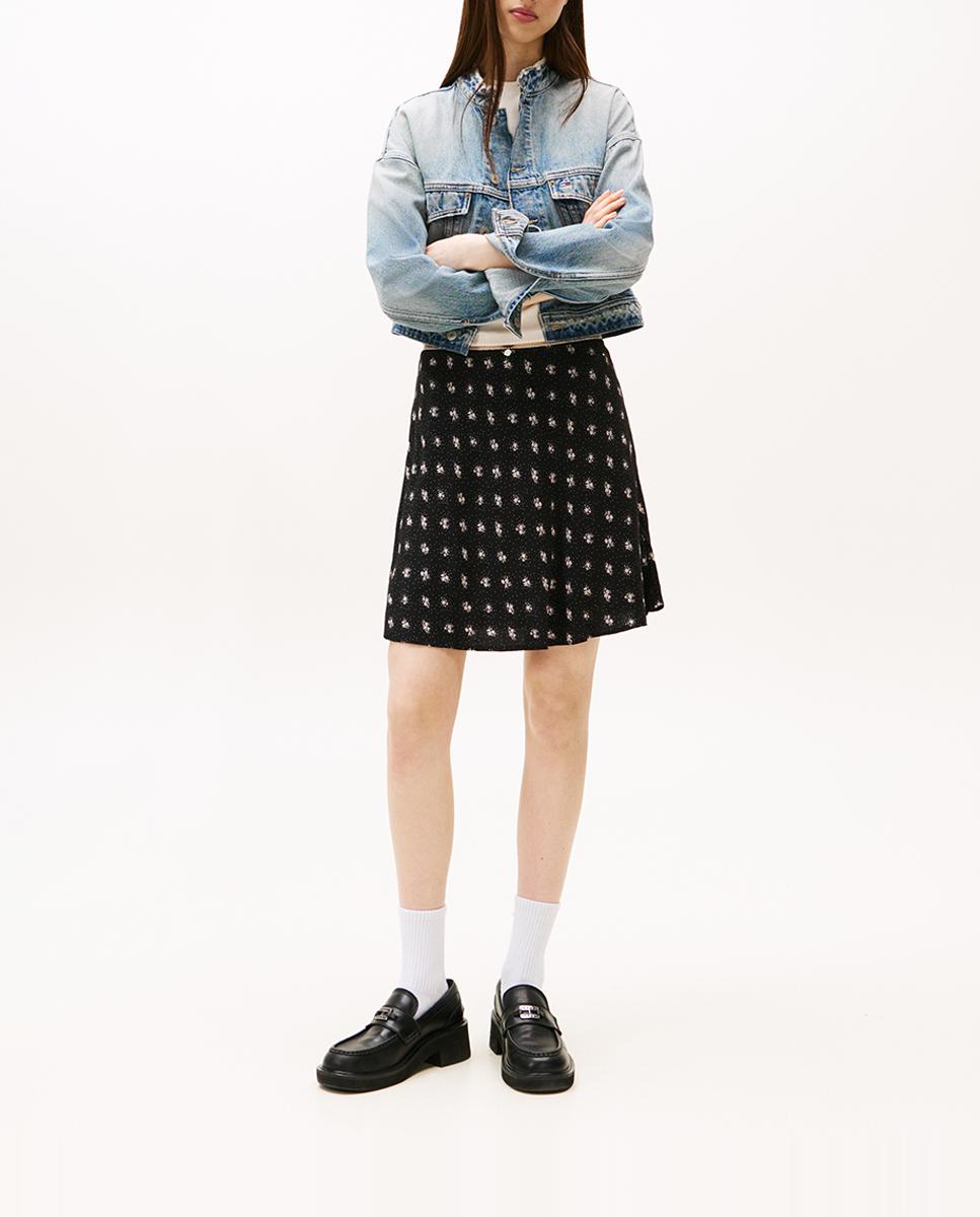 Imagen 0 de Falda corte mini estampada