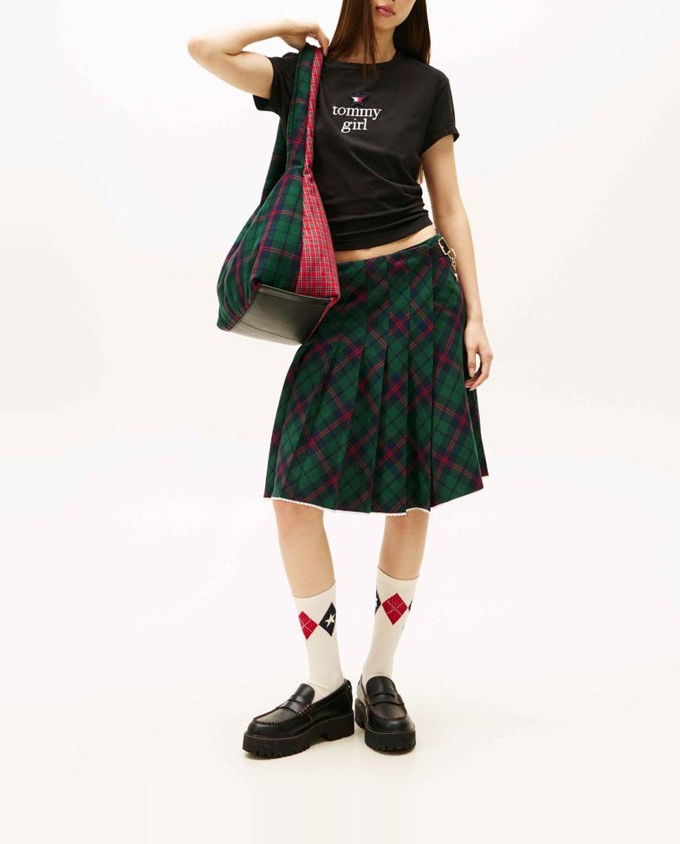 Imagen 0 de Falda de mujer a cuadros Tommy Girl