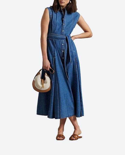 Imagen 0 de Vestido camisero denim