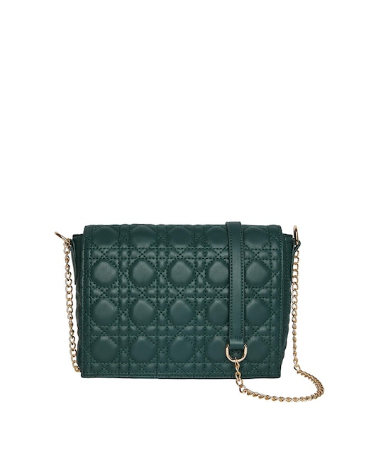 Imagen 0 de Bolso crossbody guateado con cadena de mujer