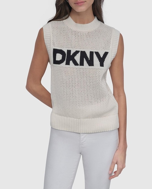 Imagen 0 de Chaleco de mujer de punto sin mangas.