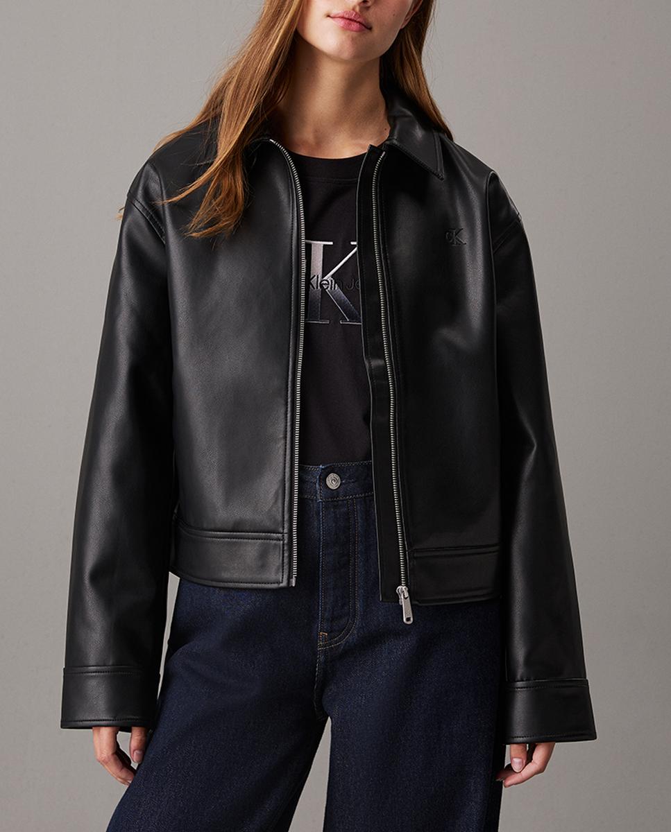 Imagen 0 de Chaqueta de mujer de piel sintética