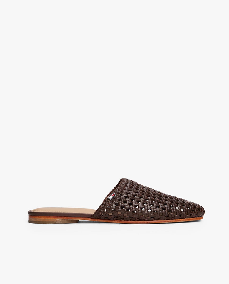 Imagen 0 de TH SS25 RUNWAY Sandalia de mujer estilo mule de crochet