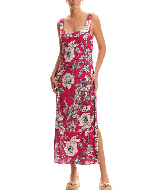 Imagen 0 de Vestido largo tirantes anchos.