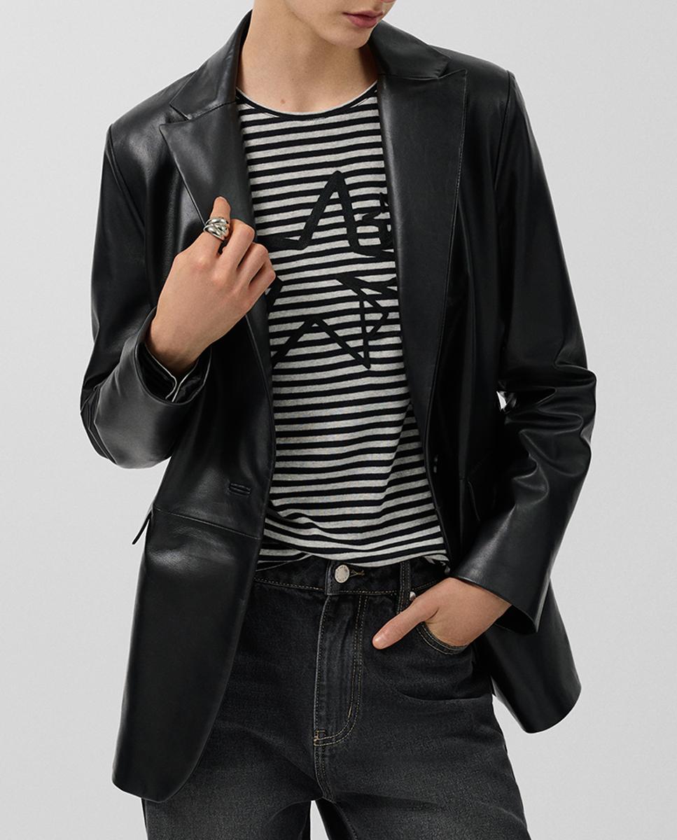 Imagen 0 de Blazer de mujer un botón napa