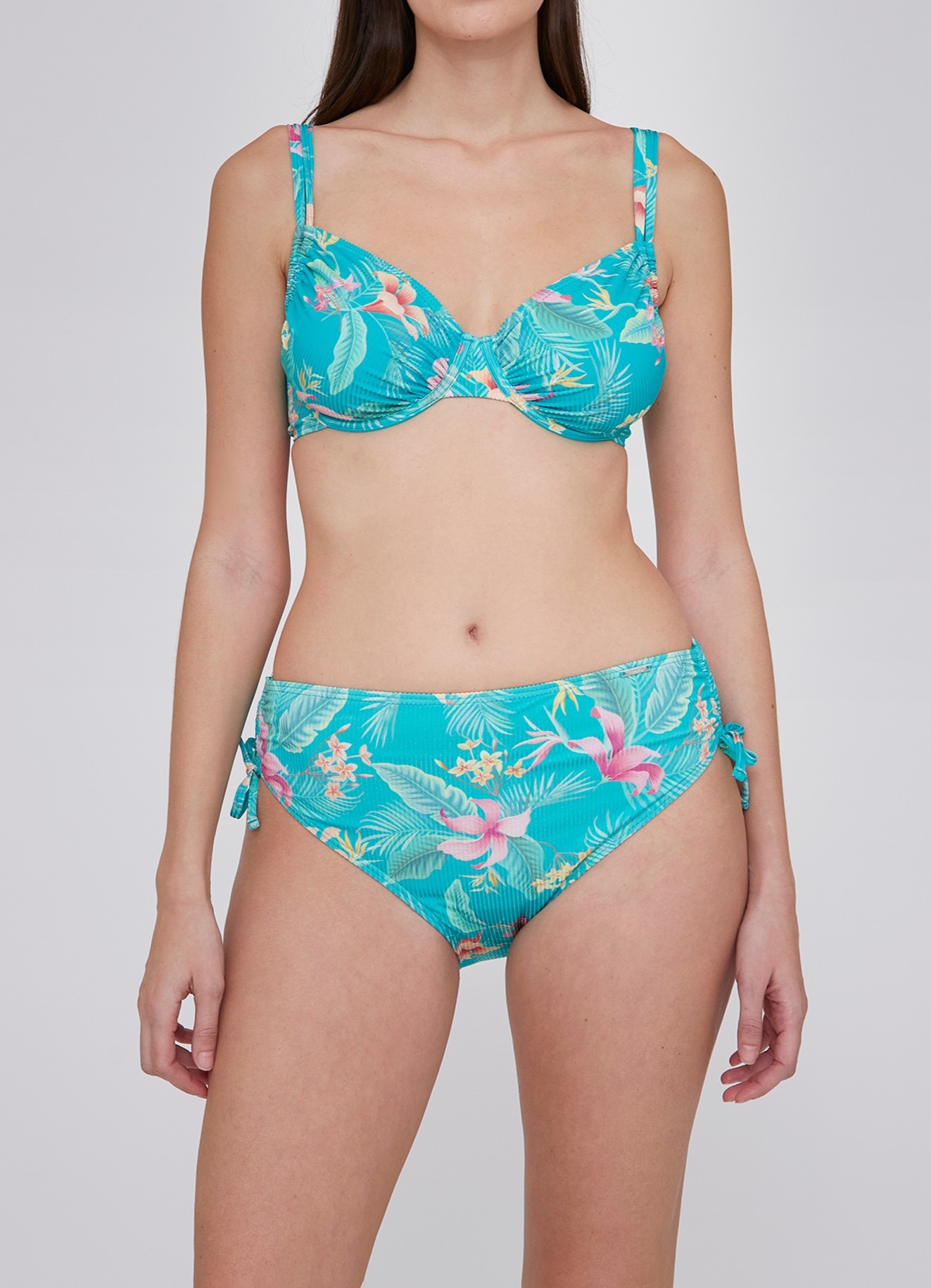 Imagen 0 de Bikini de mujer top estampado con aro