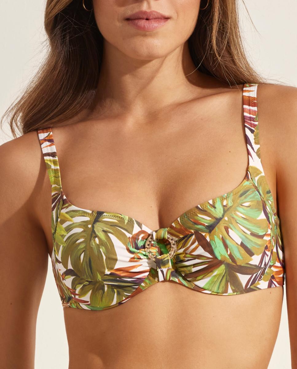 Imagen 0 de Top de bikini de capacidad sin foam de mujer