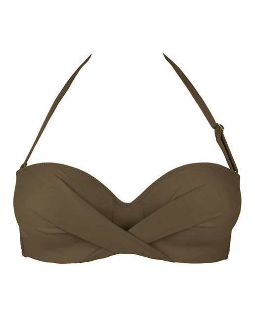 Imagen 0 de Top de bikini bandeau liso