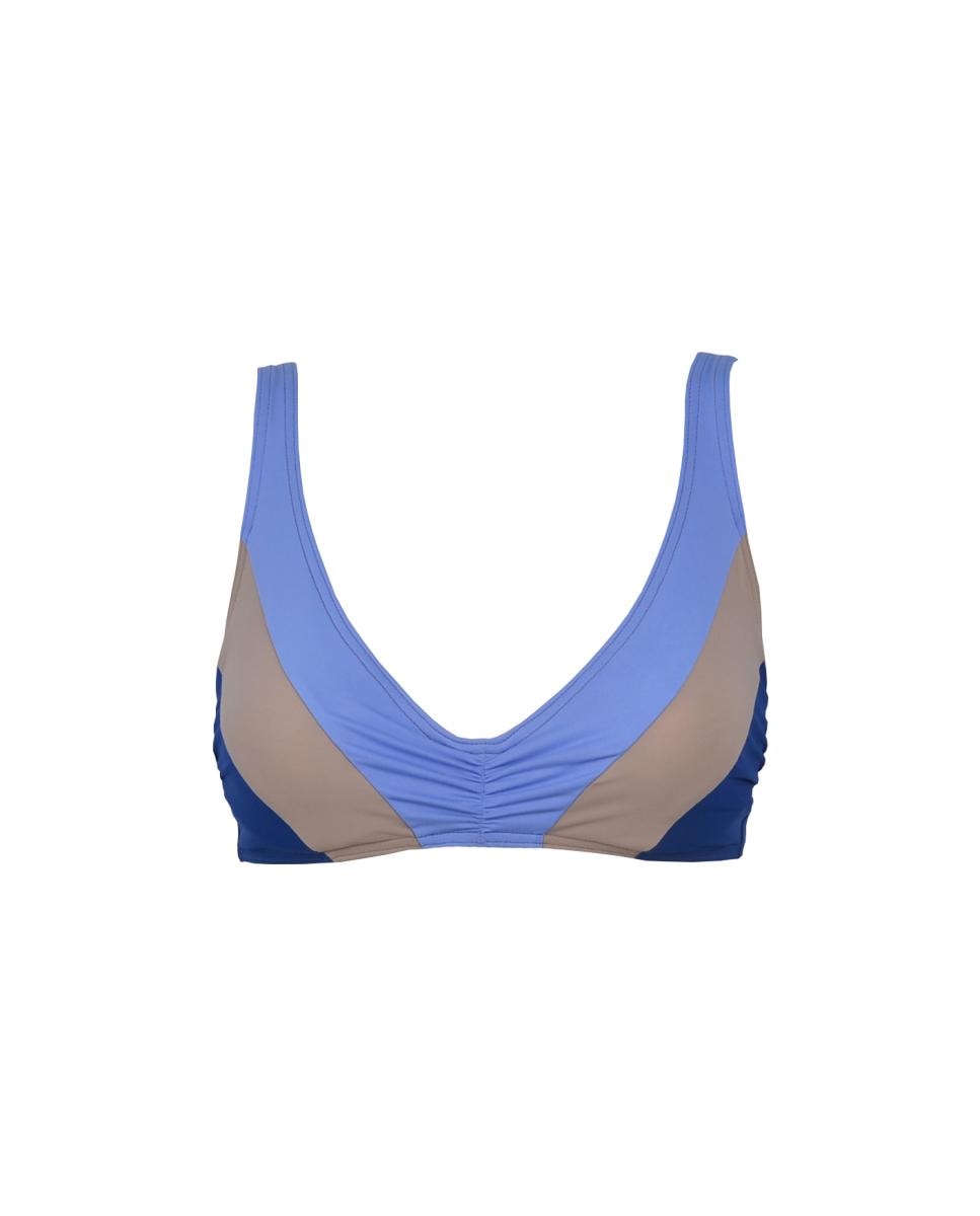 Imagen 0 de Sujetador de bikini top aros copa b con contorno liso