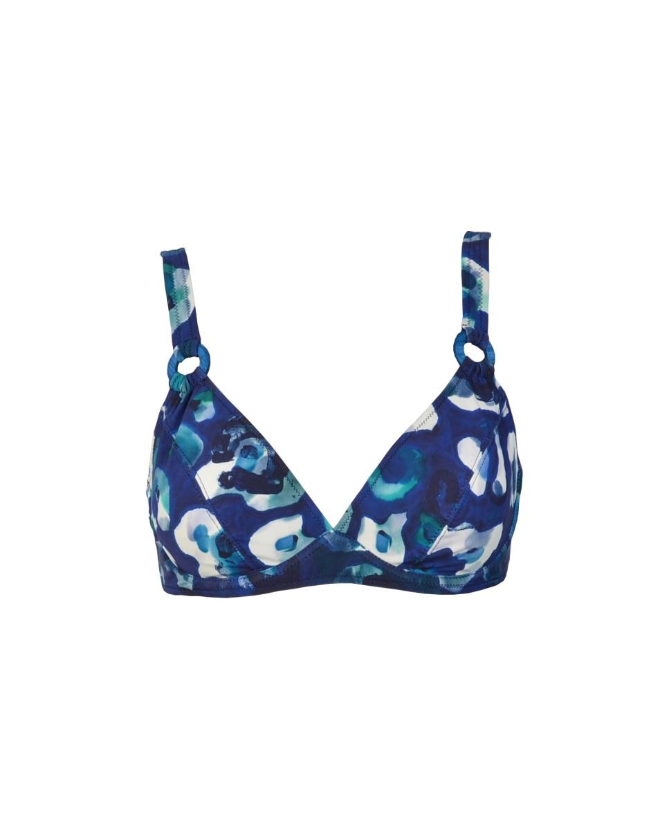 Imagen 0 de Sujetador de bikini aros base copa c/d con contorno graduable estampado