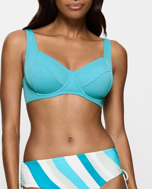 Imagen 0 de Sujetador de bikini reductor con aro y copa de tres secciones