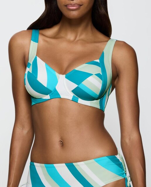 Imagen 0 de Sujetador de bikini minimizer con aro y copa de tres secciones