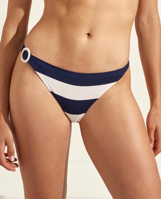 Imagen 0 de Braga de bikini de tiro bajo con nudos laterales de mujer