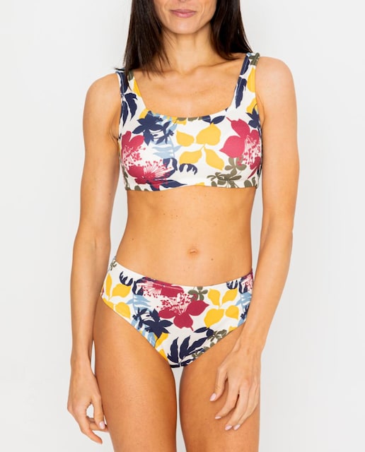 Imagen 0 de Slip de bikini de mujer  estampado flora
