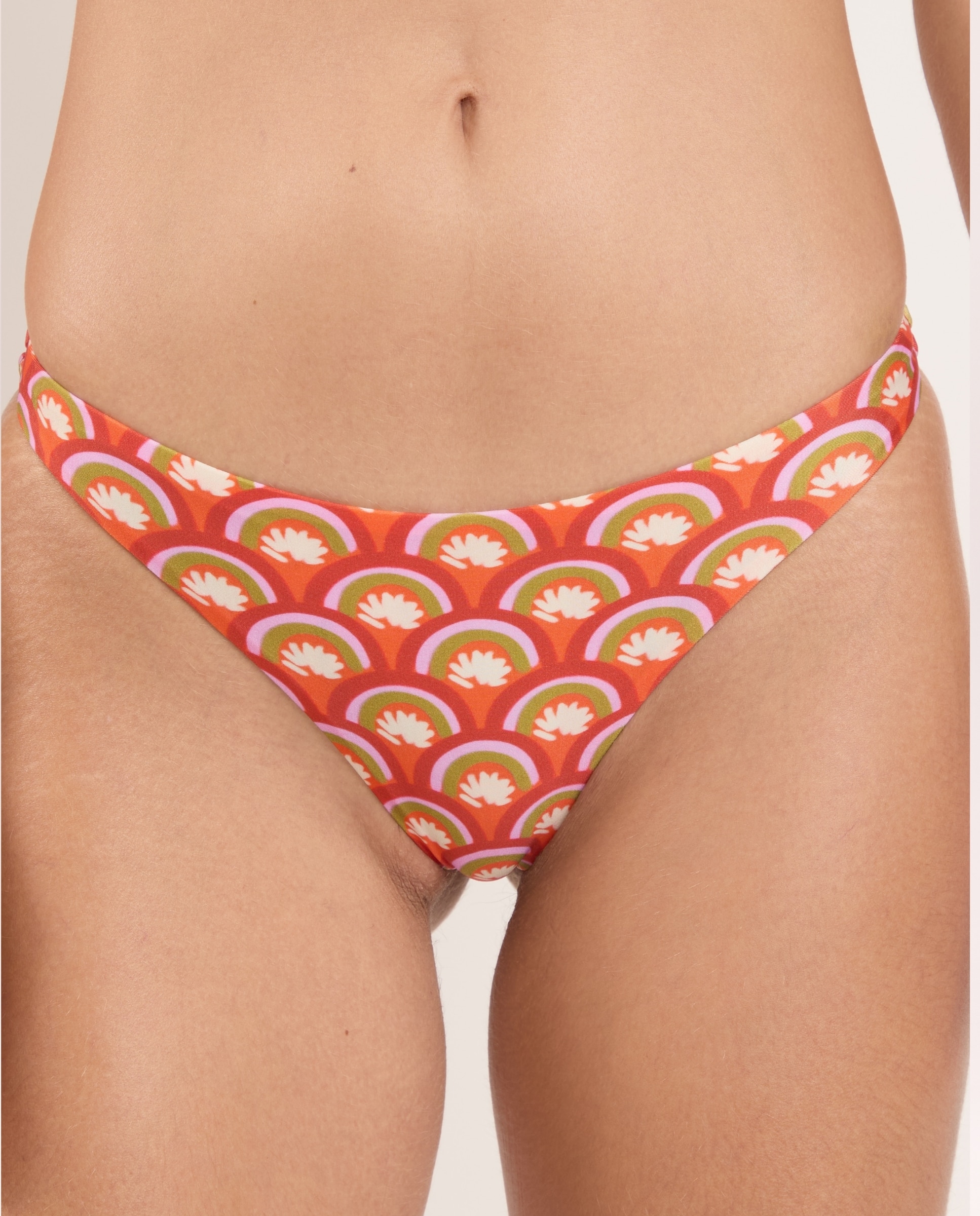 Imagen 0 de Braga de bikini mujer tipo tanga y estampado geométrico